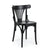 Fan back  dining chair in walnut finish for coffee shops, cafes, bars, bistros restaurants, hotels and pubs