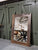 Large character dark oak mirror for hallway, bathroom or bedroom, bar or restaurant