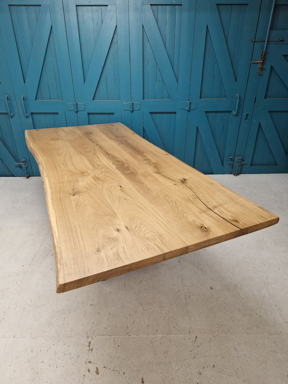 Live edge, natural edge dining table handcrafted in  Dublin Ireland