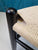 Wishbone chair designed by Hans Wegner, Scandinavian design, mid century modern furniture, black frame