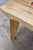 oak Scandi style coffee table, made in Dublin Ireland, tapered oak legs, live edge character oak, cosy Scandinavian design, warm tones