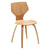 S.I.T Oak bentwood dining chair, Scandinavian style, contemporary bent plywood