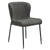 Glam dining chair, cosy bouclé fabric in 6 colours with black legs