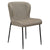 Glam dining chair, cosy bouclé fabric in 6 colours with black legs