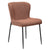 Glam dining chair, cosy bouclé fabric in 6 colours with black legs