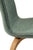 Glee dining chair, choice of art leather and fabric finishes with oak legs, made in Denmark
