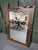 Large character dark oak mirror for hallway, bathroom or bedroom, bar or restaurant