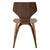 S.I.T. Walnut BENTWOOD DINING CHAIR, SCANDINAVIAN STYLE, CONTEMPORARY BENT PLYWOOD