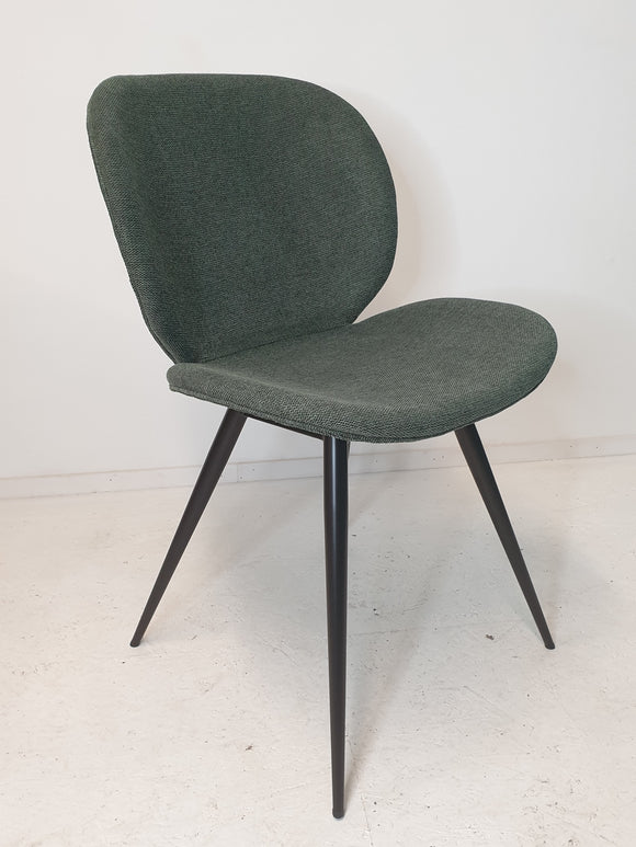 Urban dining chair, sage green fabric