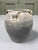 Large antique oriental paw print ears unglazed grey decorative pot, Shanxi 1950