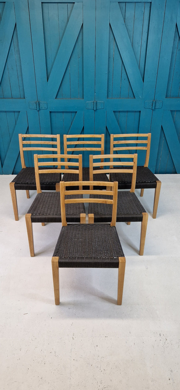 Sale 50% off, Set of 6 mid-century style dining chairs