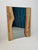 Live edge oak mirror, with smoked glass