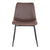 Alfama brown art leather dining chairs