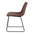 Alfama brown art leather dining chairs