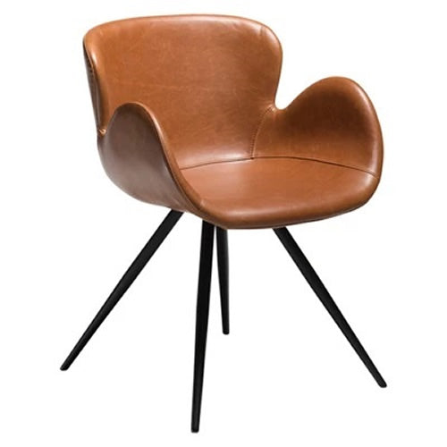Brown leather dining shop table chairs