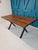 African Teak Kitchen Dining Table, one off available with matching bench