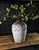 Large antique white washed ceramic pot/planter/jug/vase