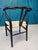 Hans Wegner style Wishbone chair Black frame