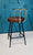 Cosmopolitan bar stool, leather Art Deco style