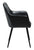 Embrace art leather armchair dining chair. available in light brown and grey finishes